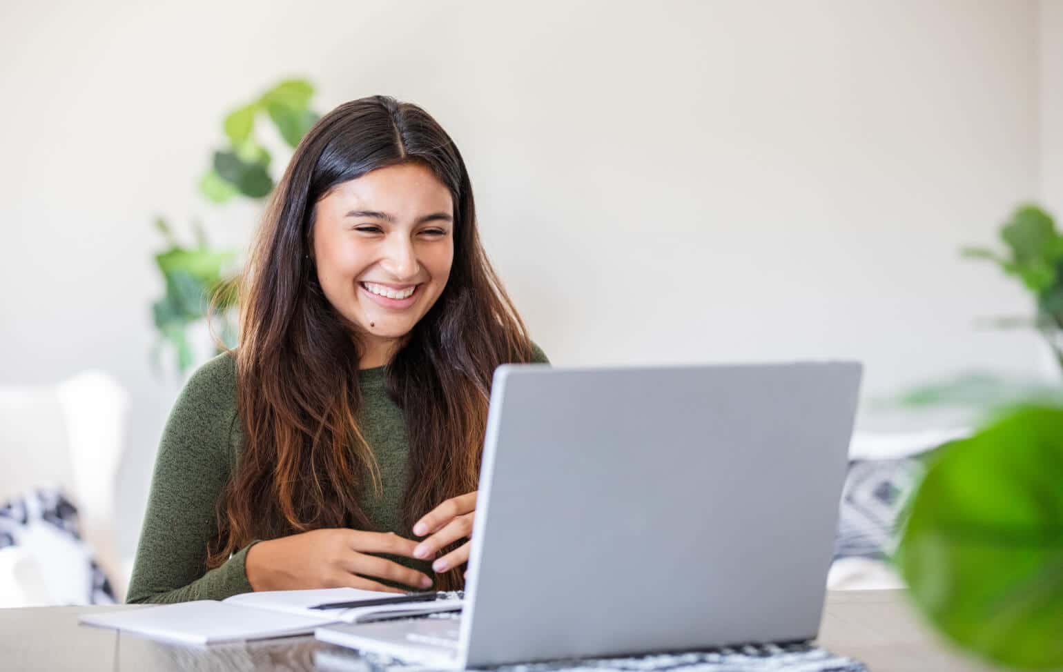 Student learning online